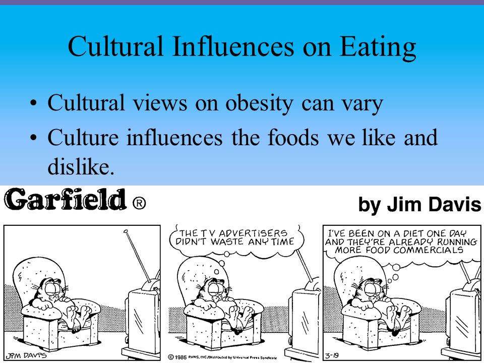 Science influences what we eat
